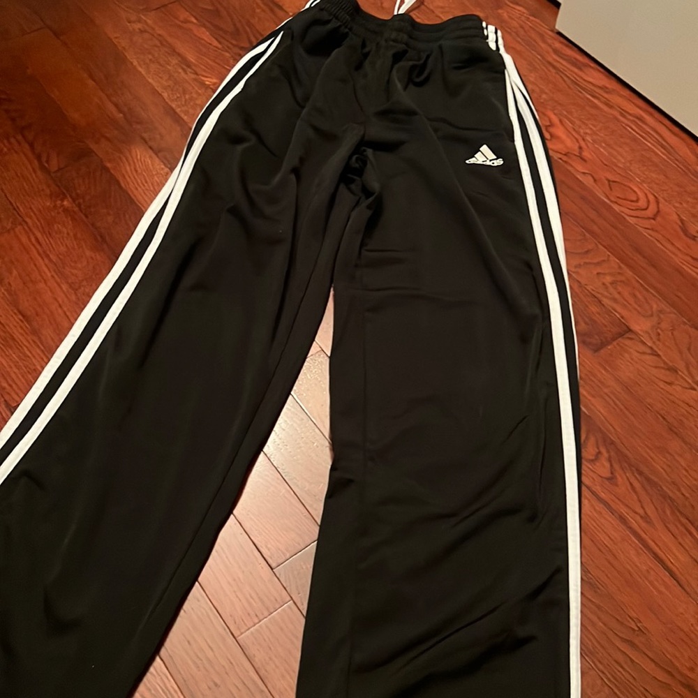 adidas wide bottom sweatpants